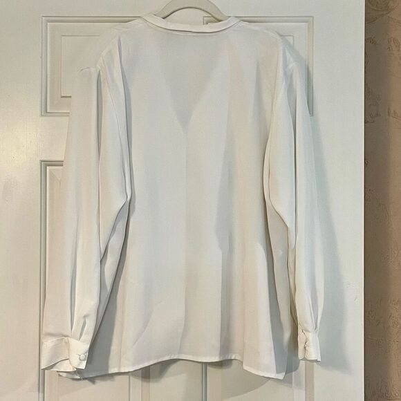 Karen Scott II Button Down Long Sleeve Blouse 22W - Picture 3 of 9